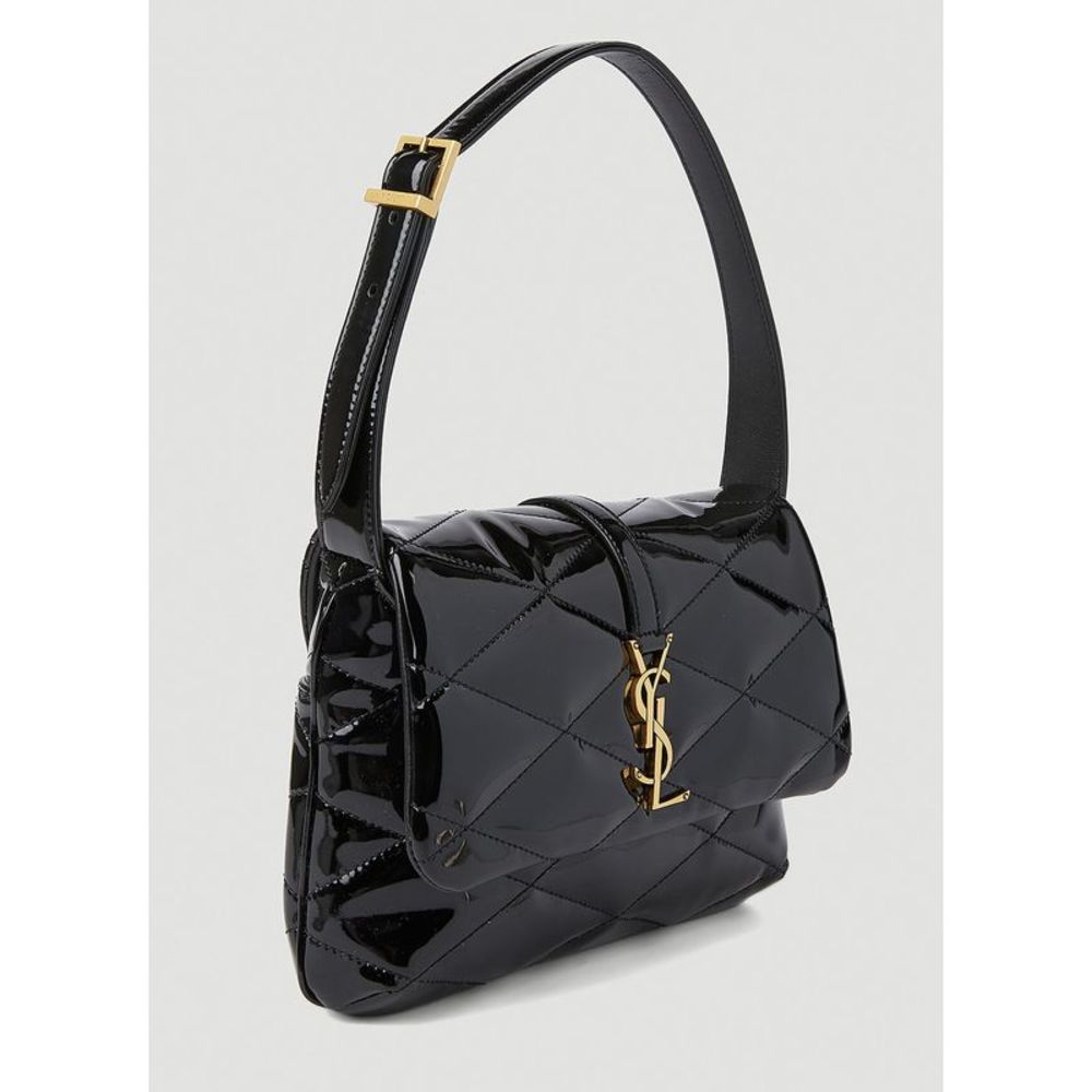 SAINT LAURENT 5A7 Padded Shoulder Bag in Black - Picture 2 of 6